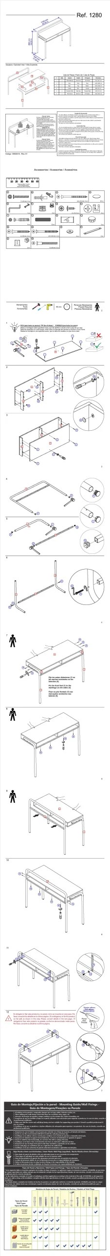 White Computer Desk, 2 Storage, Metal Frame