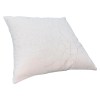 White Cotton Throw Pillows, 20x20, Abstract Embroidery