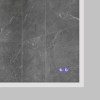 36x36 Inch Frameless LED Illuminated Bathroom Mirror with Defogger - Touch Sensor, Dimmable, Silver Aluminum, Square, Contemporary