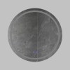 32 Inch Round LED Bathroom Mirror with Defogger, Touch Sensor, Silver Frame, Illuminated, Frameless