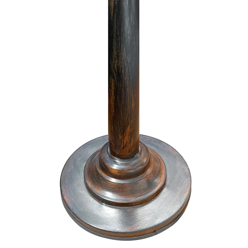 52 Inch Tall 4-Tier Hanging Planter Stand - Antique Bronze & Gold Iron Plant Stand with 4 Pots, 12" Base, Stable & Durable
