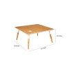 Paige Coffee Table: Modern Rectangular Wood & Metal