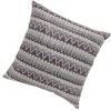 Purple Chevron Throw Pillows, Contemporary Zigzag Set of 2