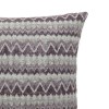 Purple Chevron Throw Pillows, Contemporary Zigzag Set of 2
