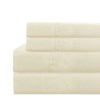 Cream Microfiber Full Sheet Set, 16" Deep Pocket