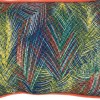 20x14 Inch Abstract Art Throw Pillow, Multicolor, Polyester
