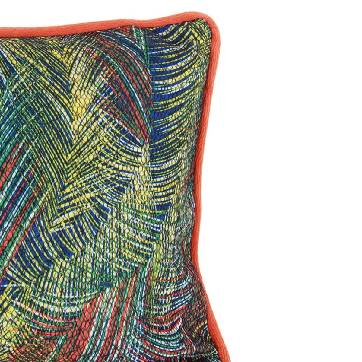 20x14 Inch Abstract Art Throw Pillow, Multicolor, Polyester