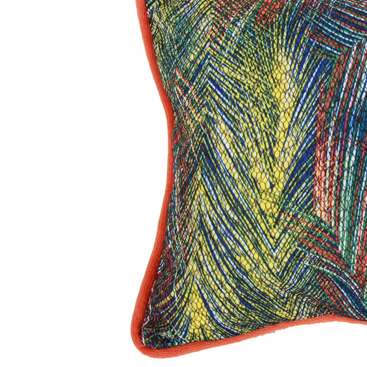 20x14 Inch Abstract Art Throw Pillow, Multicolor, Polyester