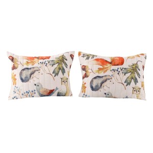 King Pillow Sham, Forest Creatures, Soft Polyester, 20x36
