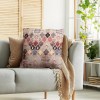 Bohemian Quatrefoil Cotton Throw Pillows, 18x18, Set of 2