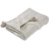 BM269189_1 Off-White Cotton Throw Blanket, Diamond Pattern, Tassels, 60x70