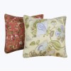 Floral Cotton Pillow Covers, Quilted, 16x16, Multicolor Set