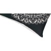 Boho Mandala Cotton Throw Pillows, Black White, 20x20