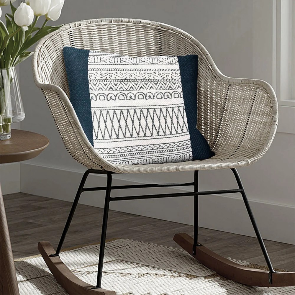 Aztec Throw Pillows, Cotton, Square, 18x18, Set of 2