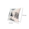 Meditating Buddha Throw Pillows, Gray White, 18x18, Set of 2