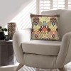 Quatrefoil Throw Pillows, 18x18, Cotton, Multicolor, Set of 2