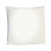 Black White Floral Throw Pillows, Cotton, Square, Set of 2