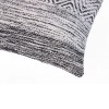 Cotton Throw Pillows, Black White, Set of 2, 18x18