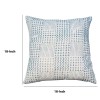 Aztec Throw Pillows, 18x18, Cotton, Blue White, Set of 2