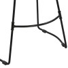 Industrial Counter Stool, Mango Wood, Whitewash, 24"