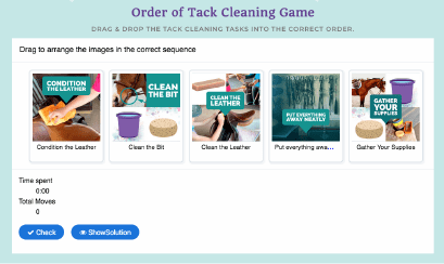 Order of Tack Cleaning Game