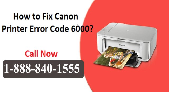 Canon Printer Error 6000