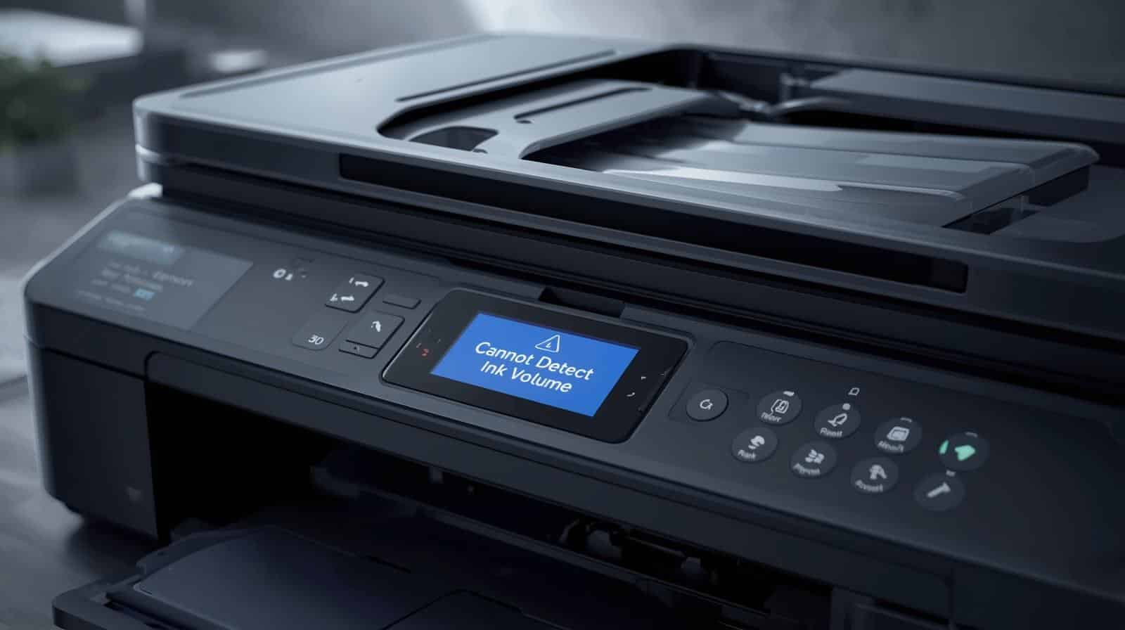 Brother Cannot Detect Ink Volume