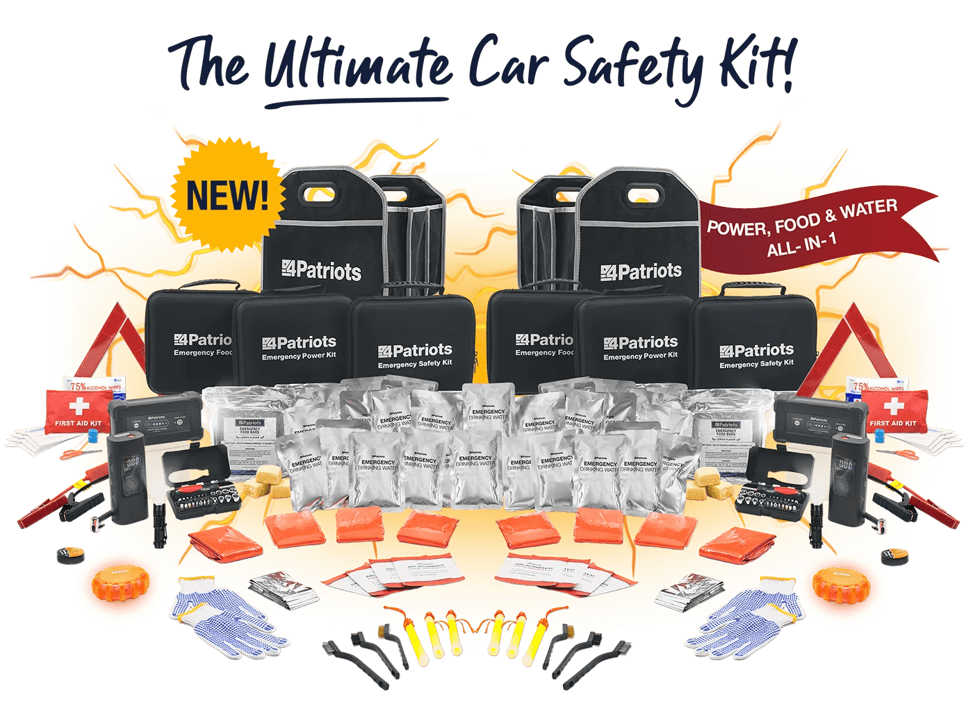 Patriot Power All-In-1 Emergency Car Kit