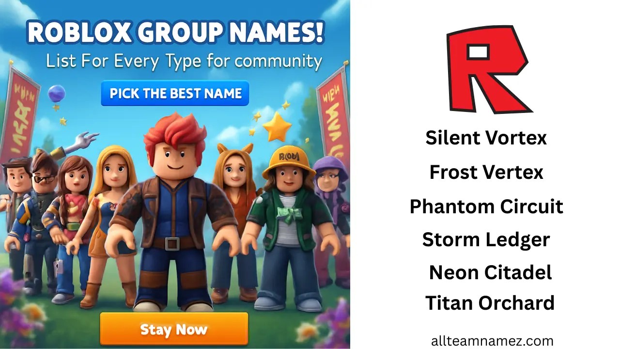 400 Roblox Group Names List For Every Type Of Community Roblox Group Names.webp