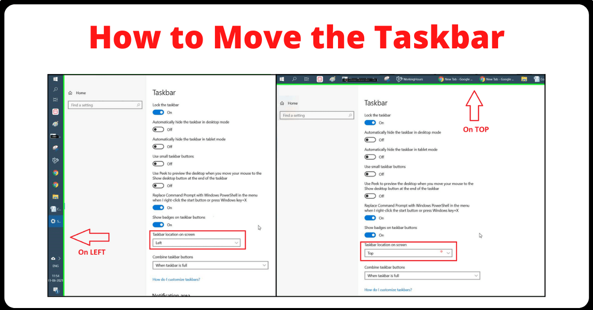 How to move Taskbar to bottom in Windows 10 All Tech Queries