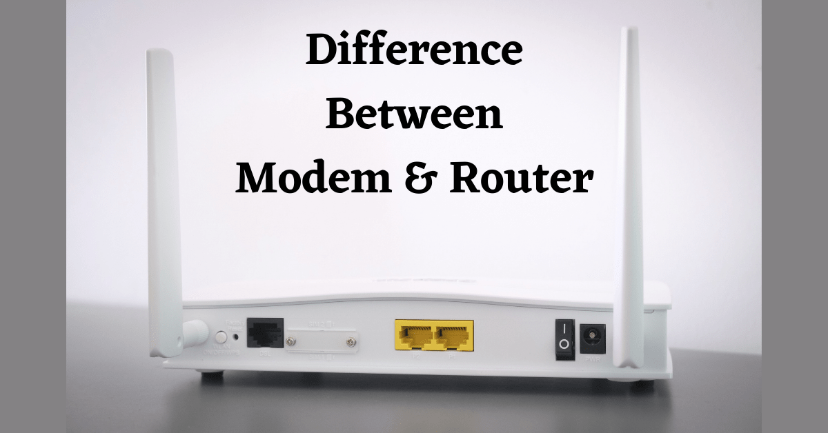 What is the difference between a Modem and a Router? Indepth Comparision All Tech Queries