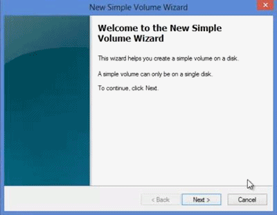 create volume - create hard disk partition in windows 7/8