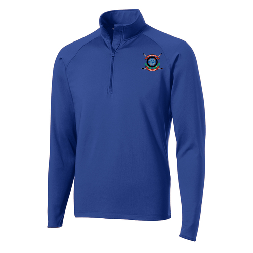 CC Hockey Midweight Performance 1/4 Zip Pullover - Unisex Adult - Royal Blue