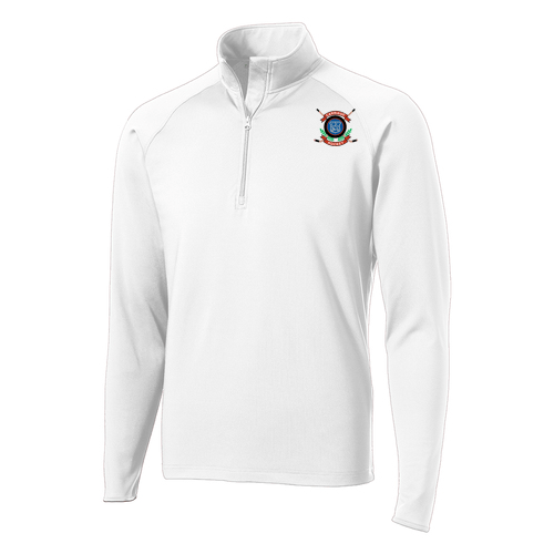 CC Hockey Midweight Performance 1/4 Zip Pullover - Unisex Adult - White
