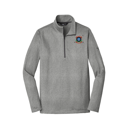 CC Hockey North Face Tech 1/4 Zip Fleece Pullover - Unisex Adult - Asphalt Heather Gray