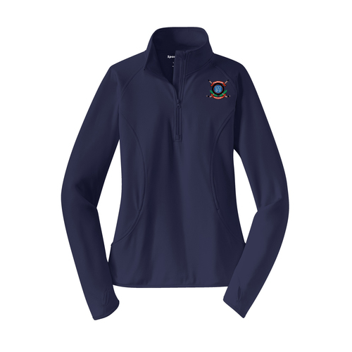 CC Hockey Ladies Midweight Performance 1/4 Zip Pullover - Navy Blue
