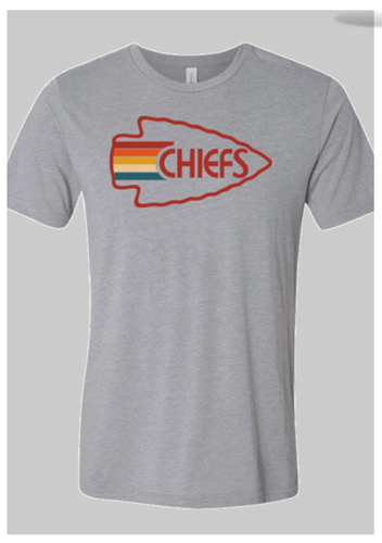 Vintage Arrowhead Short or Long Sleeve Triblend "Softstyle" T-Shirt  - Unisex Adult - Various Colors