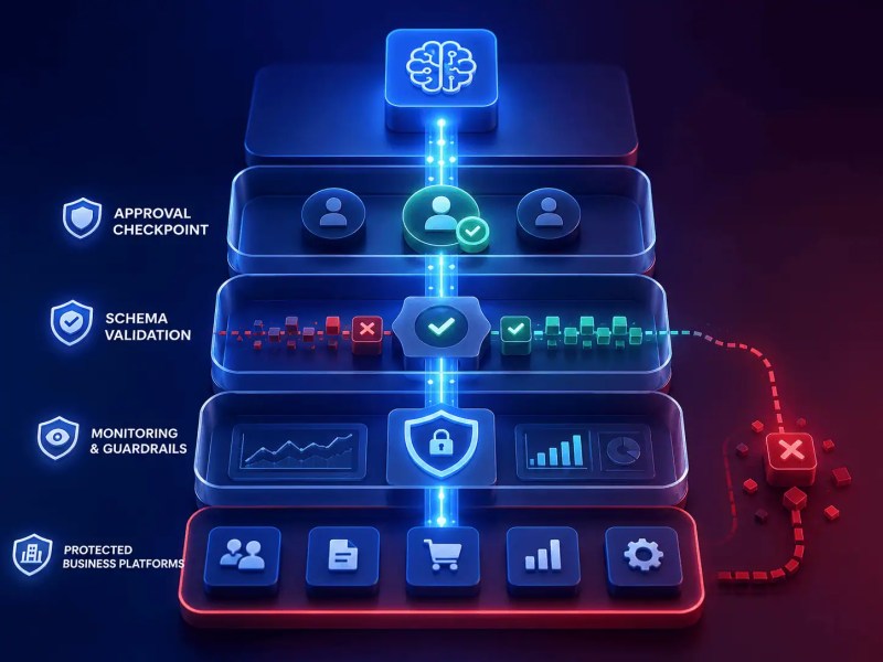 Controlled AI-assisted workflow execution with validation and operational safeguards