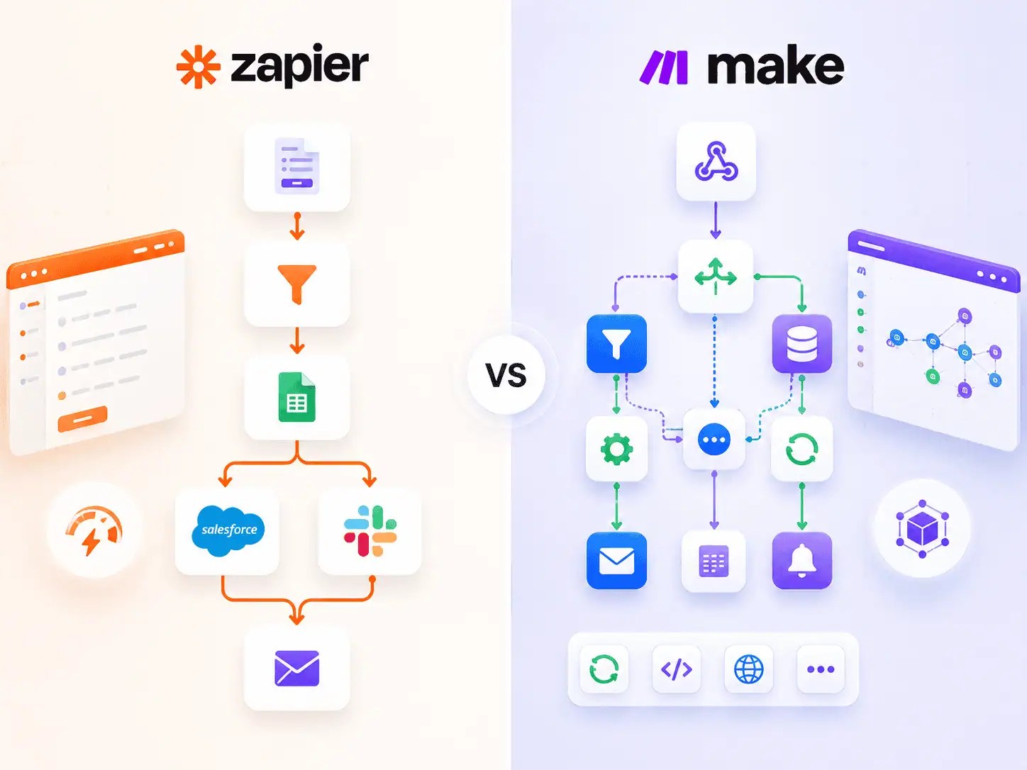 Make vs Zapier: Pricing, Logic, Errors & Workflow Scale