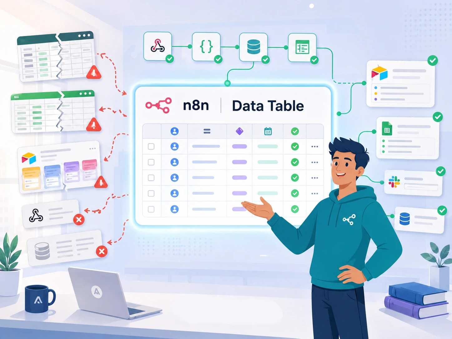 n8n Data Tables Automation