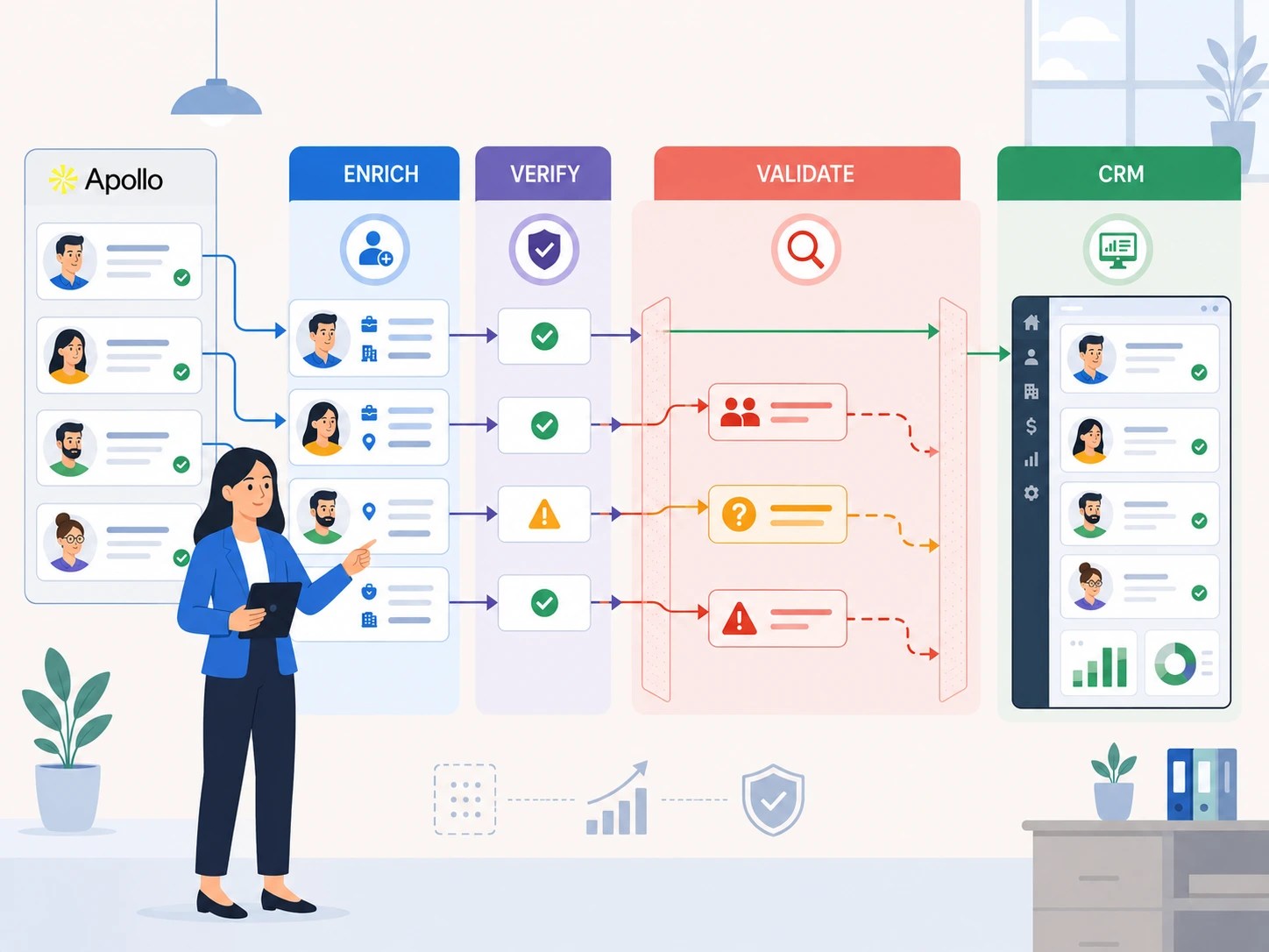 Apollo.io Data Quality: Where It Breaks and What to Check