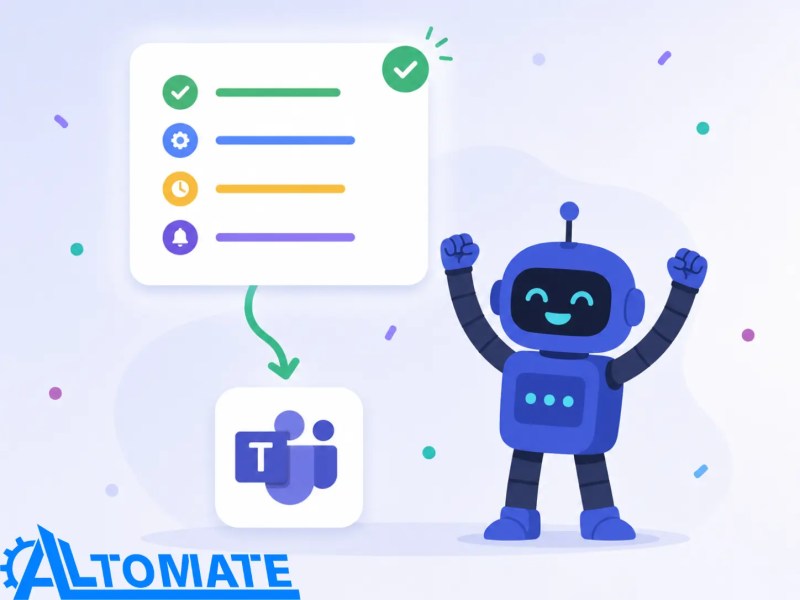Clean working Microsoft Teams alert from a Zapier workflow with event owner priority and source link