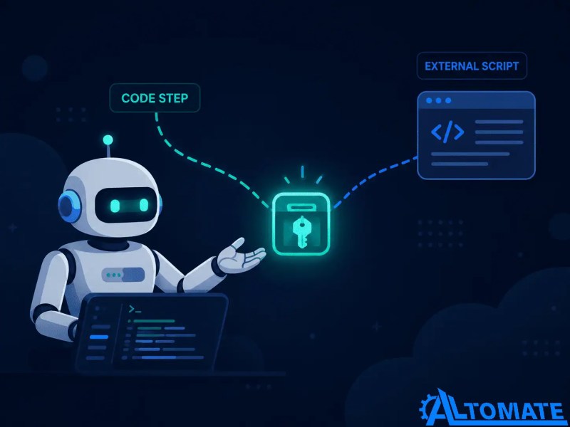 Storage by Zapier shared between Code Steps and external applications through the Storage API.