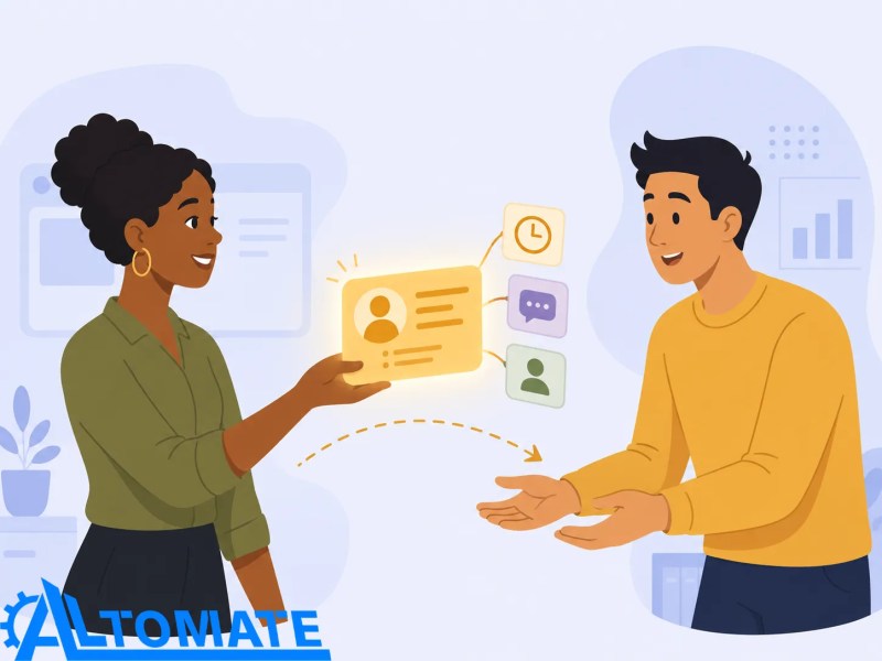 A lead record with conflicting data moving from an automated workflow into a human review queue
