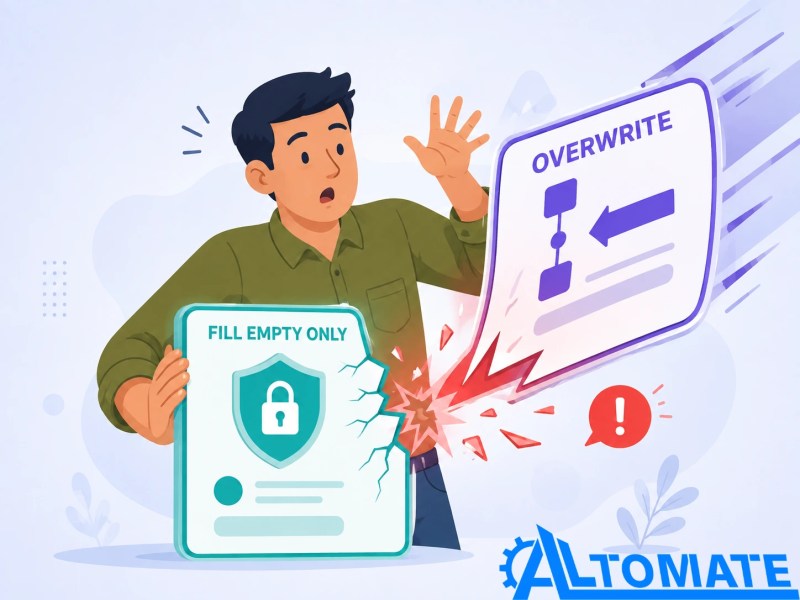 HubSpot workflow overwrite precedence overriding a fill-empty-only CRM rule