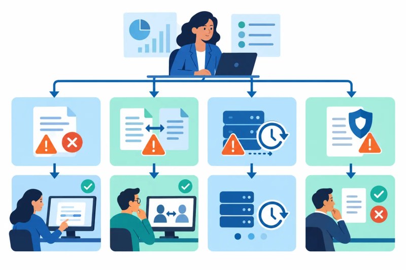 Data, duplicate, integration, and policy exceptions being routed to different resolution controls