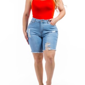 Diamanti "Hip Hugger" Bermuda Denim Shorts