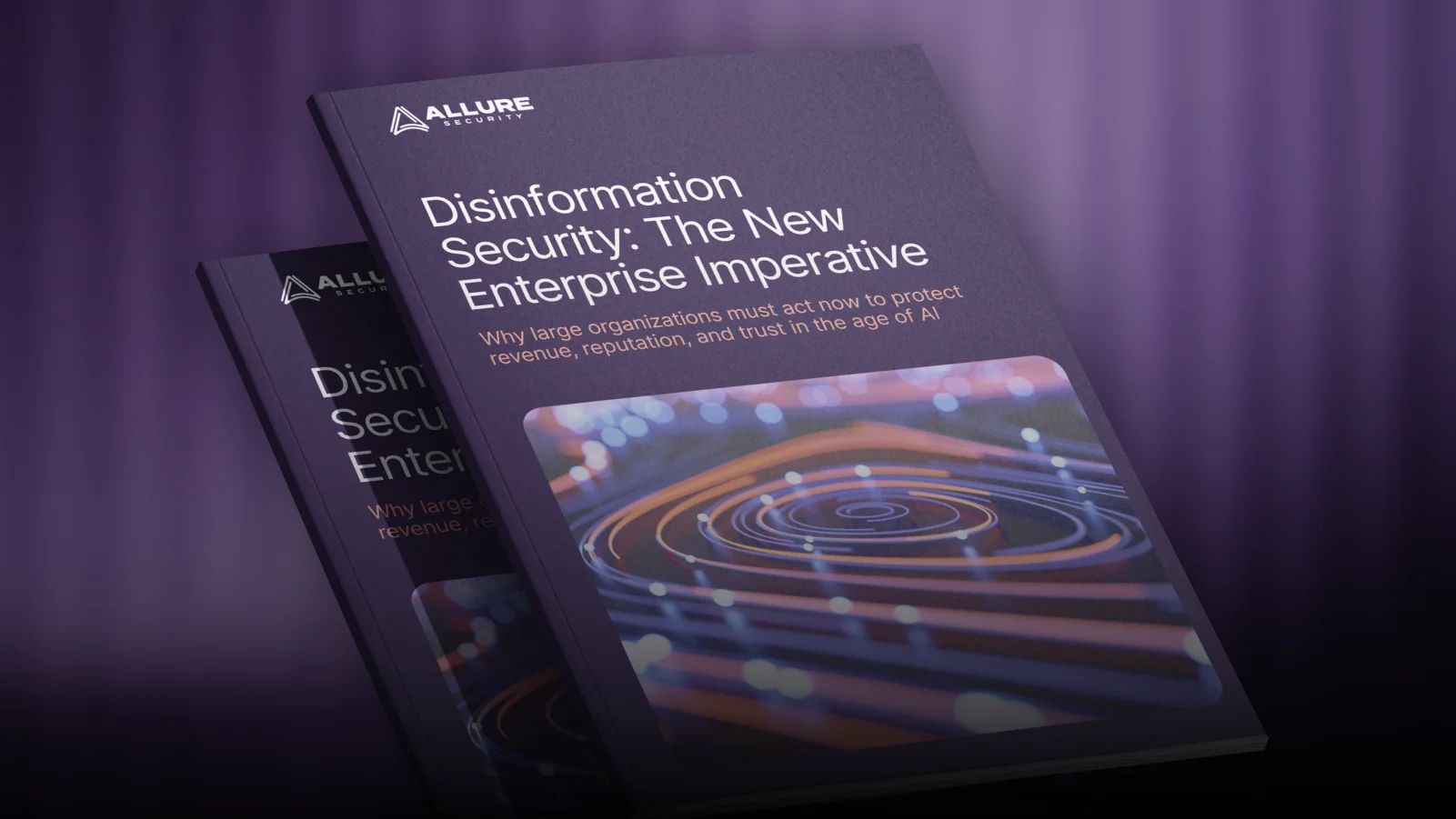 AI-powered disinformation security report covering brand protection and fraud threats