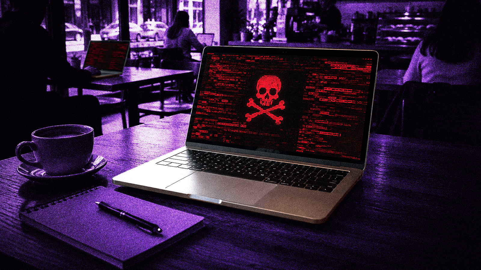 Laptop compromised by infostealer malware stealing login credentials