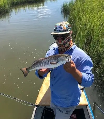 fly fish from canoe